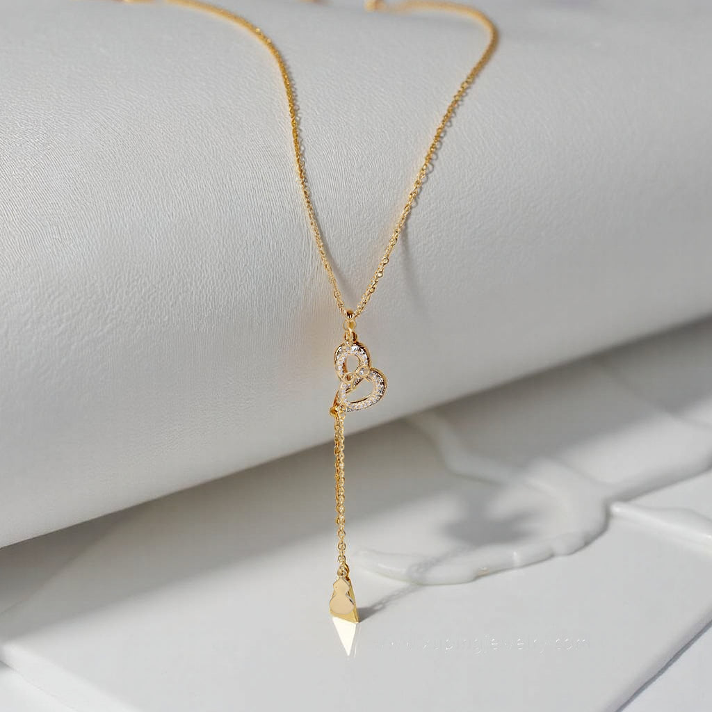 HALLA Collier Plaquée Or 14K