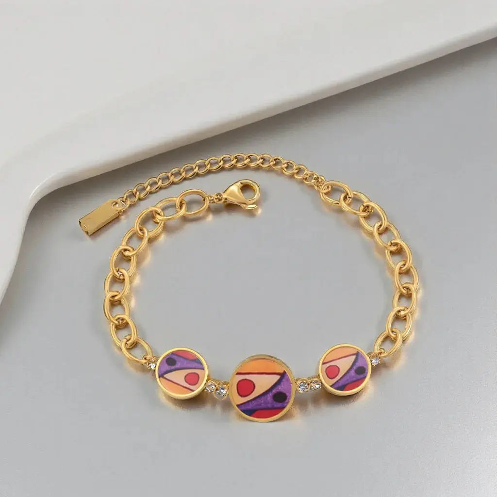 TUULI Bracelet Plaquée Or 14K ES-Jewelry