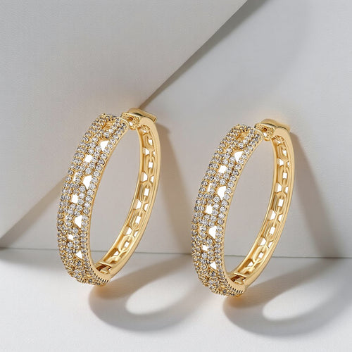 YRSA Earring Plaquées Or 14K