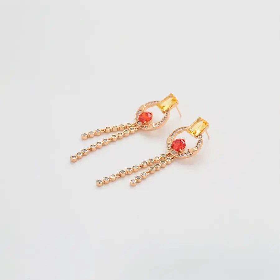 ELVIRA Earrings Plaquée Or 18K - ES-Jewelry