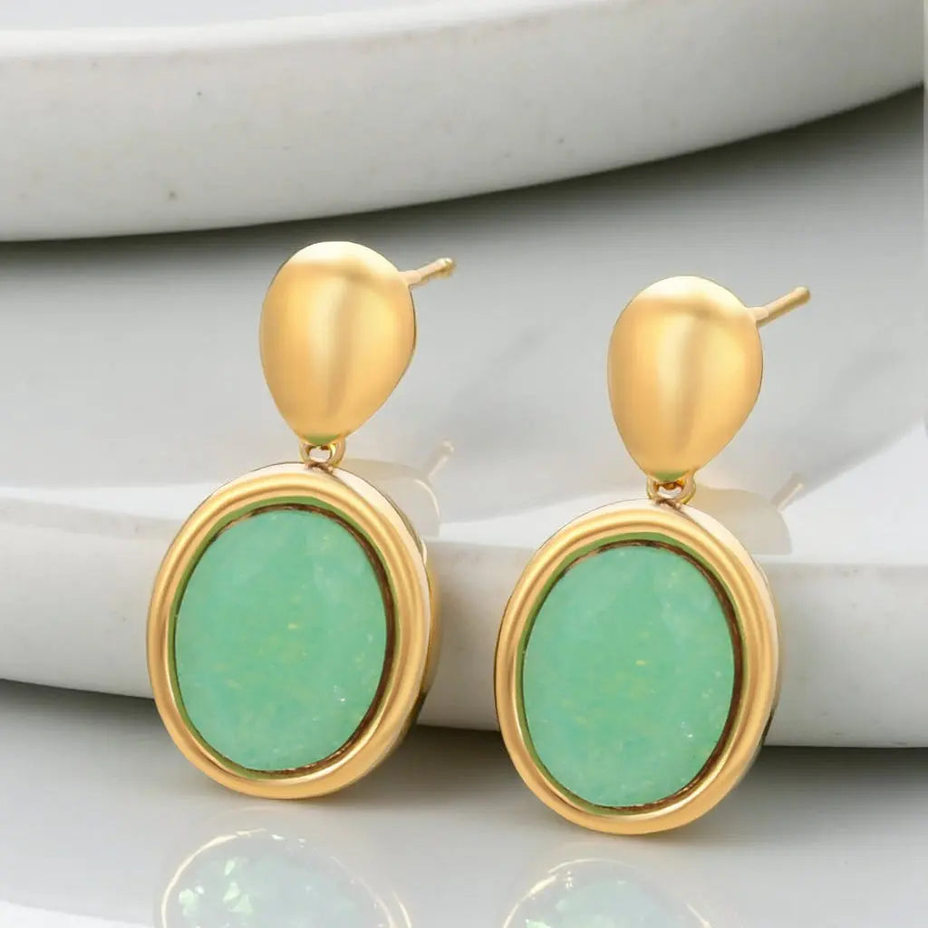 HEDDA Earring Plaquées Or 24K - ES-Jewelry