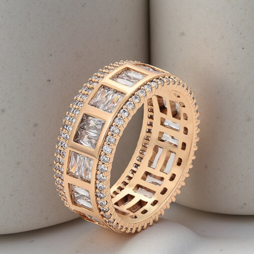 ALVA Ring Plaquée Or Rose 18K