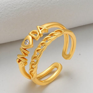 SMODA Ring Plaquée Or 24K