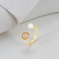 MARJA Ring Plaquée Or 14K - ES-Jewelry