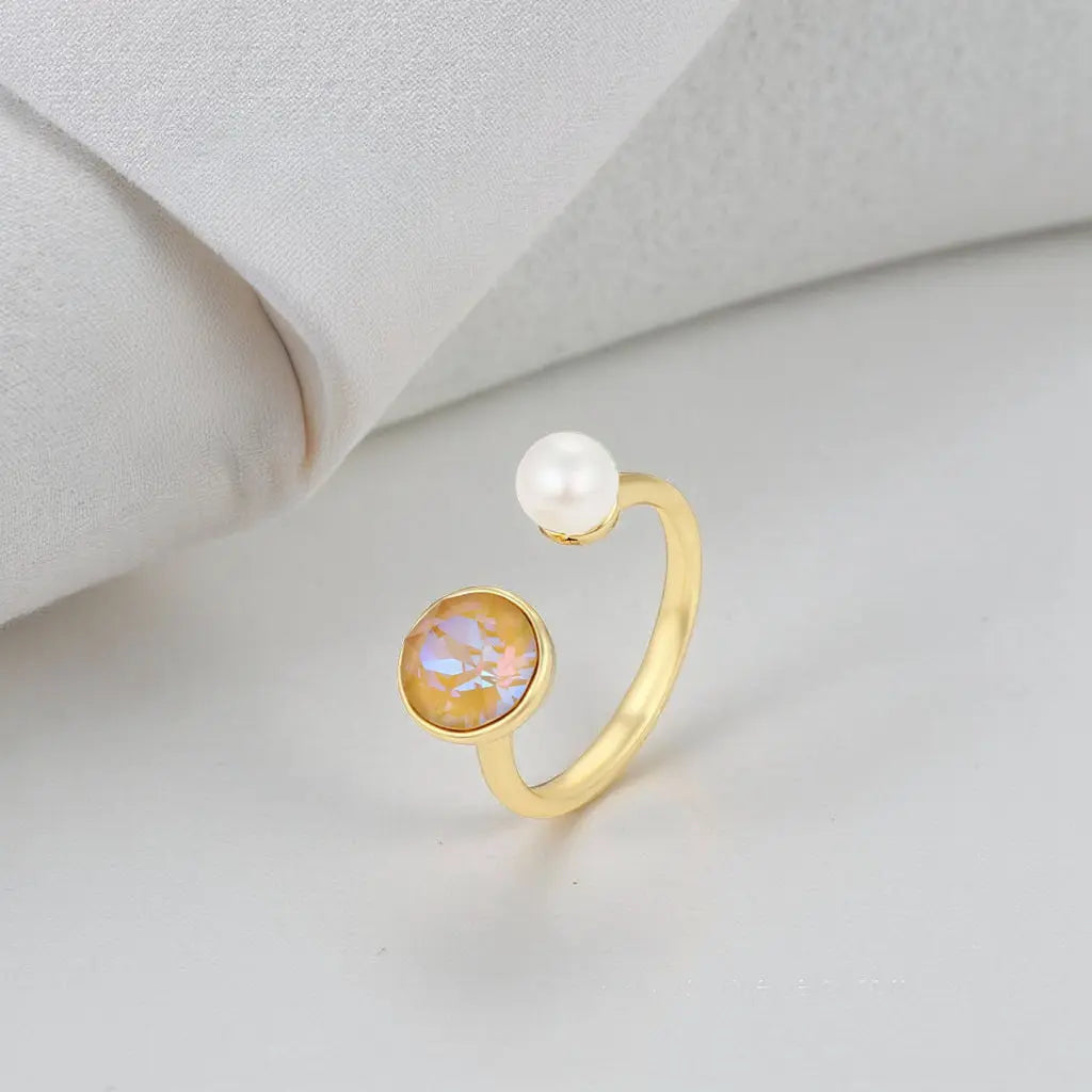 MARJA Ring Plaquée Or 14K - ES-Jewelry
