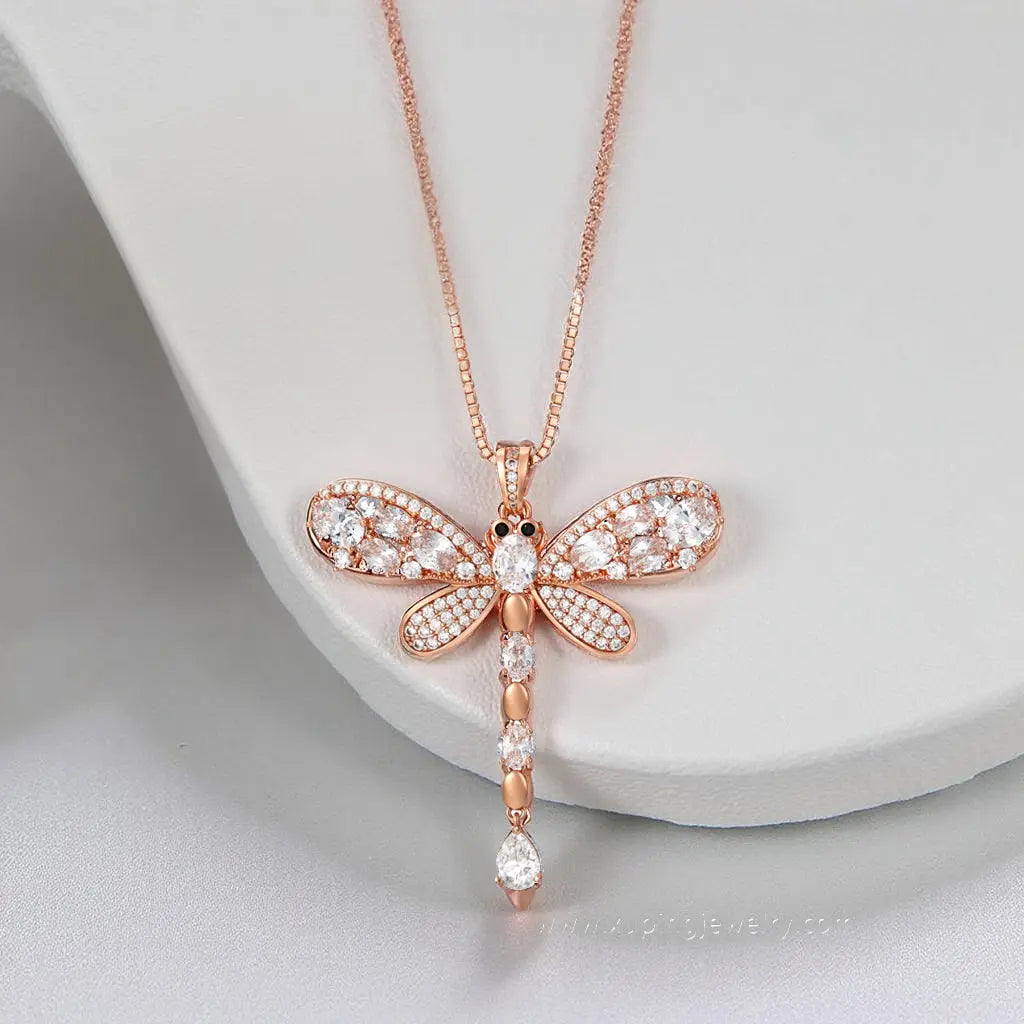 SOLVEIG Collier Plaquée Or Rose 18K - ES-Jewelry