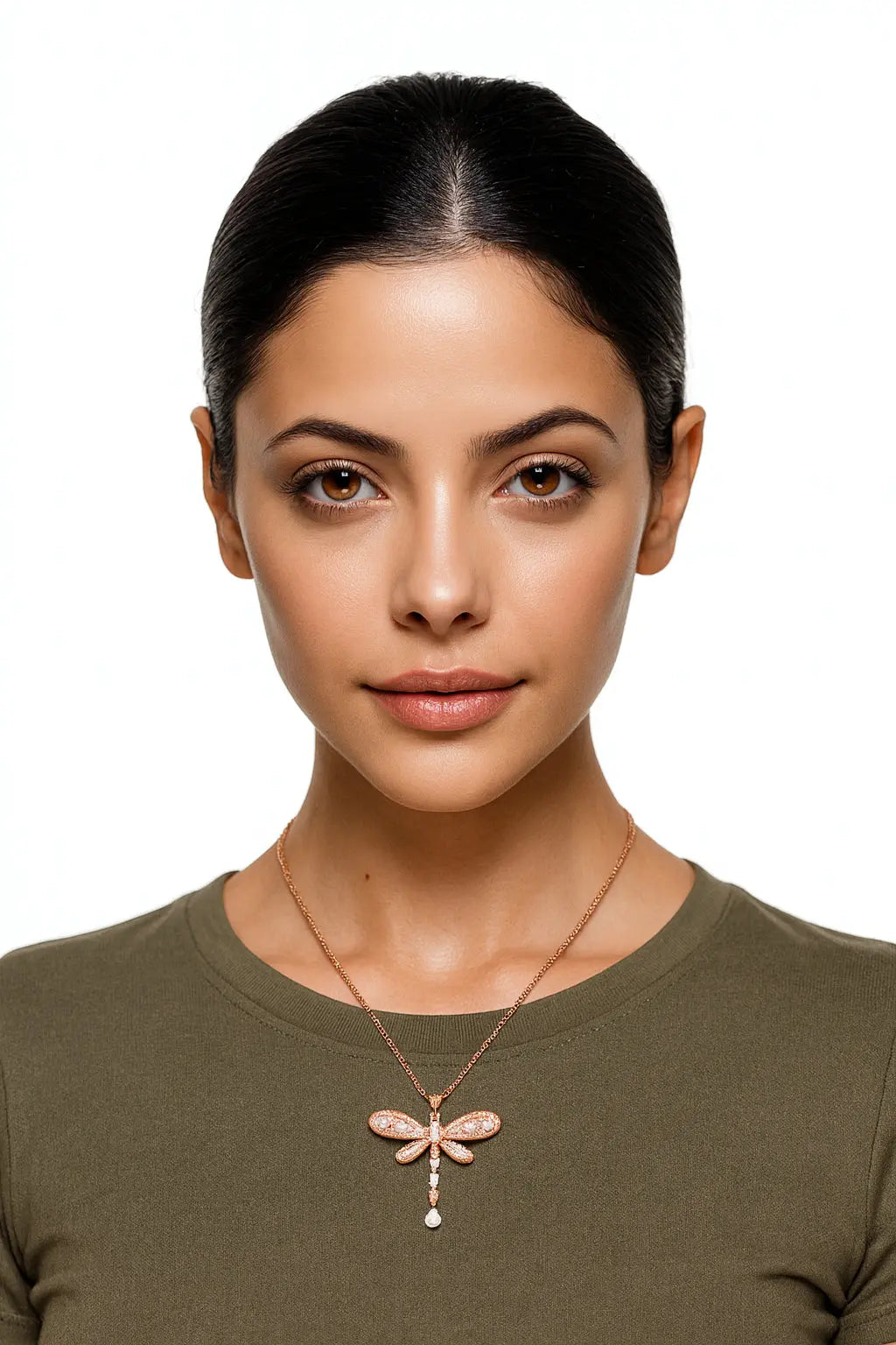 SOLVEIG Collier Plaquée Or Rose 18K - ES-Jewelry