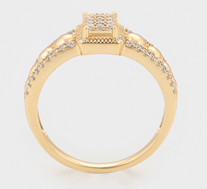 Parure tendance et épurée, Plaquée or 14 carats ES-Jewelry