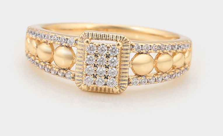 Parure tendance et épurée, Plaquée or 14 carats ES-Jewelry