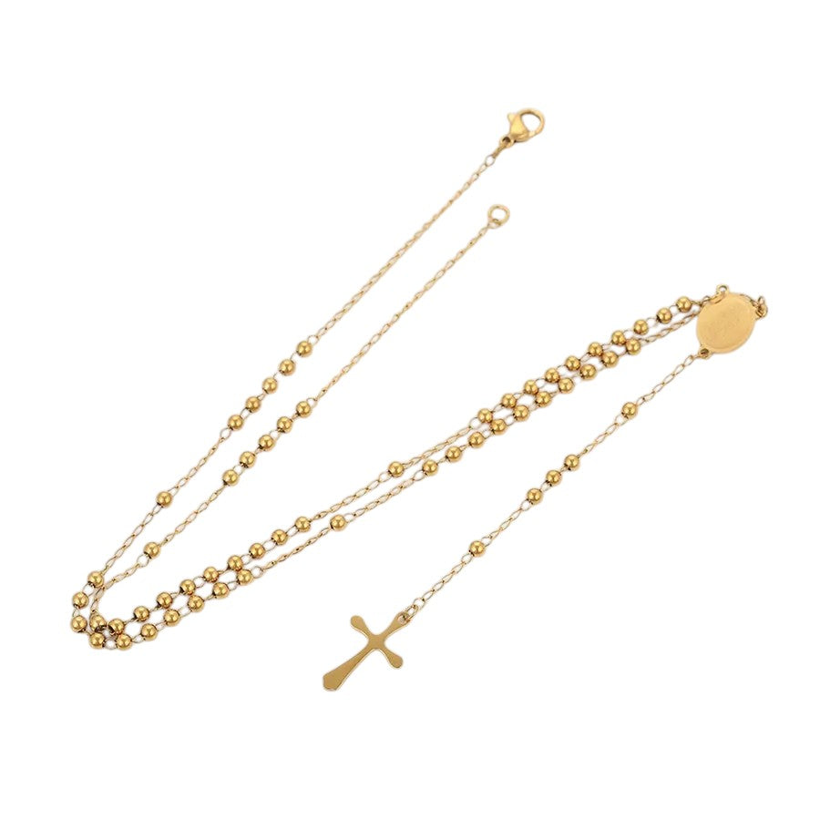 ESJ - Anna necklace - Collier tendance plaqué or rose Emy - Stefan