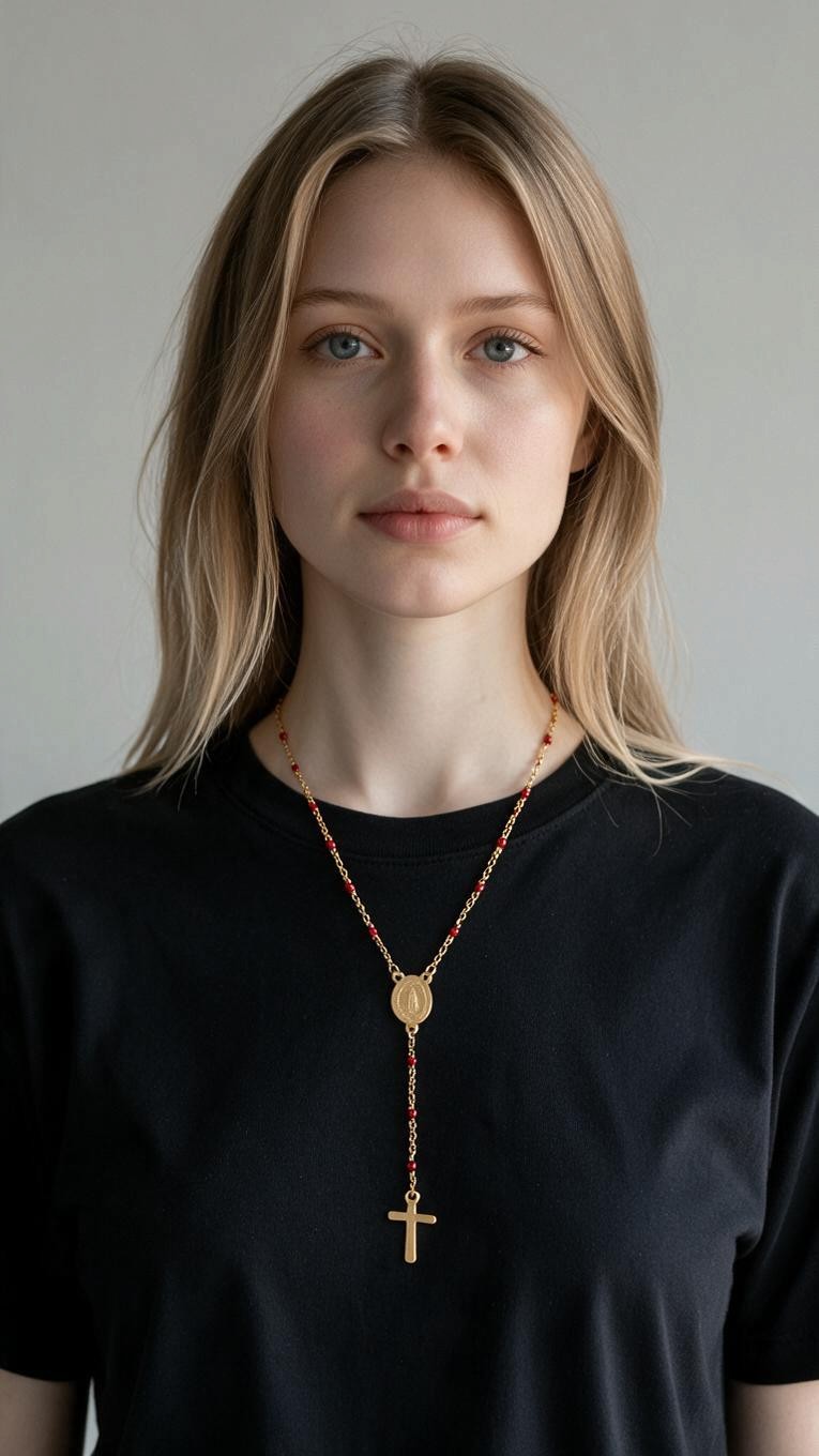 ESJ - Annika Necklace - Collier tendance et épuré, couleur or 24 carats ES-Jewelry