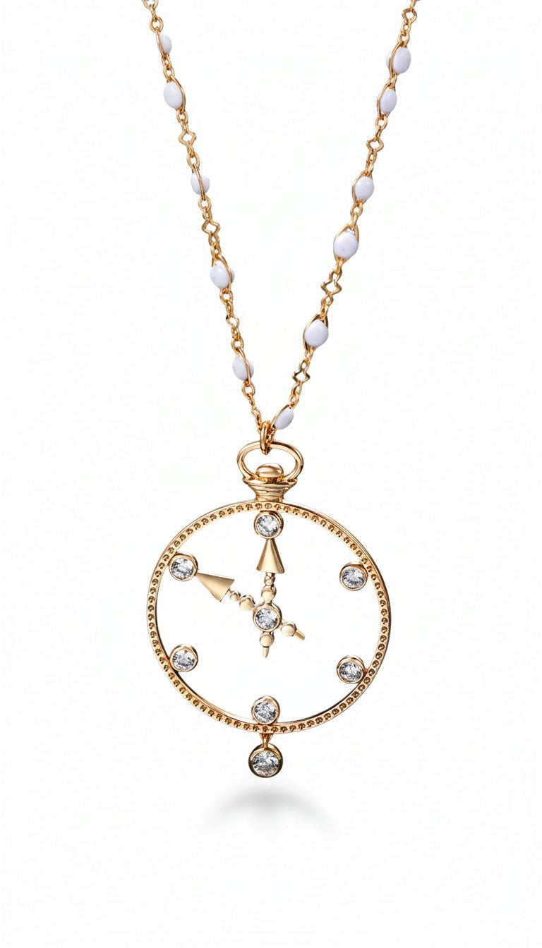Aslaug - Collier tendance et simple plaqué or 18K Emy - Stefan
