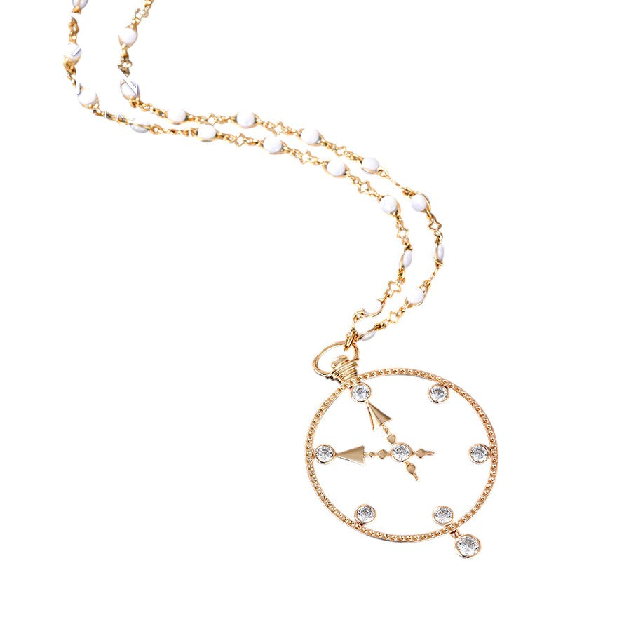 Aslaug - Collier tendance et simple plaqué or 18K Emy - Stefan