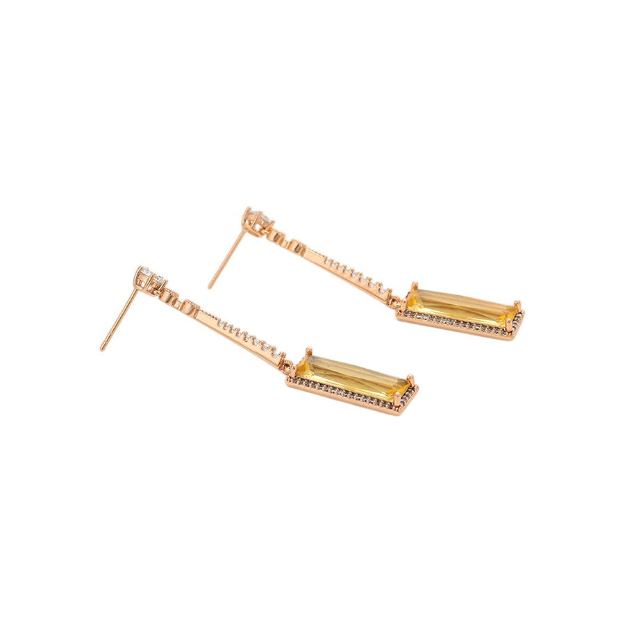 Sanna - ESJ Boucle d'oreille élégante et tendance plaquée or 18 carats Emy - Stefan