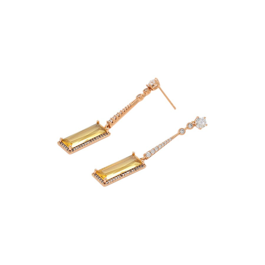 Sanna - ESJ Boucle d'oreille élégante et tendance plaquée or 18 carats Emy - Stefan