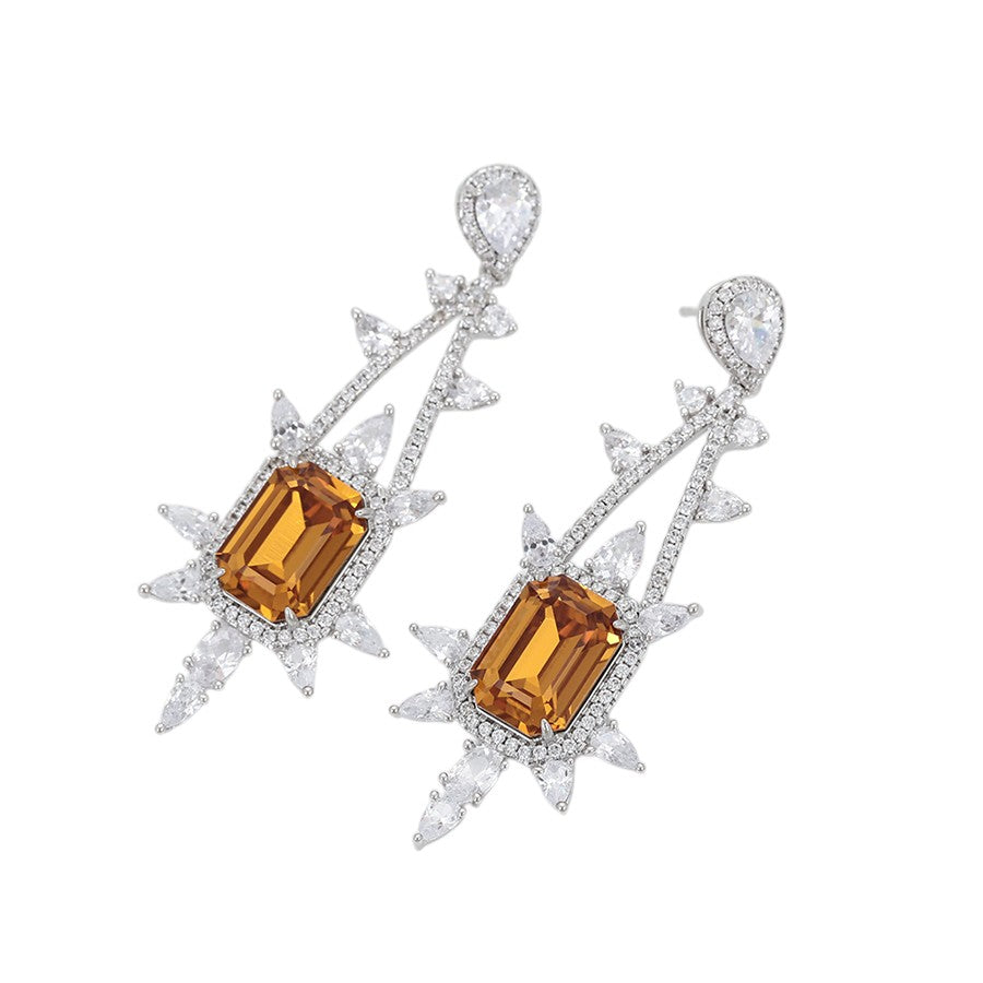 Berit - Boucle d'oreille de luxe en cristal tendance Emy - Stefan