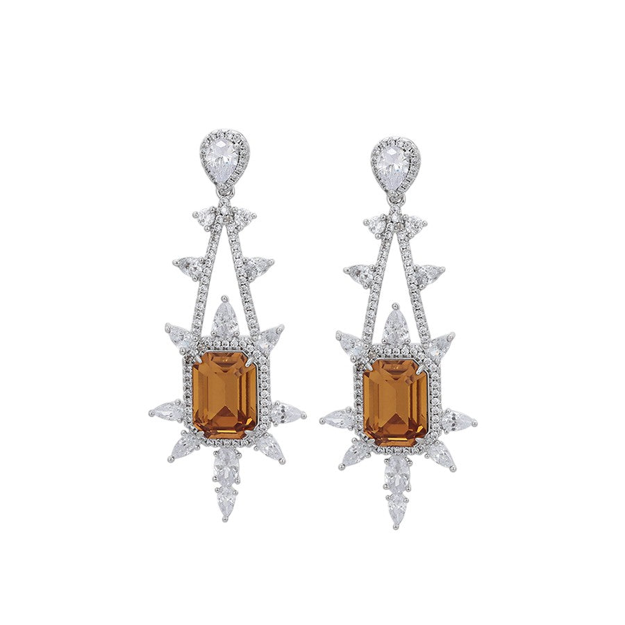 Berit - Boucle d'oreille de luxe en cristal tendance Emy - Stefan
