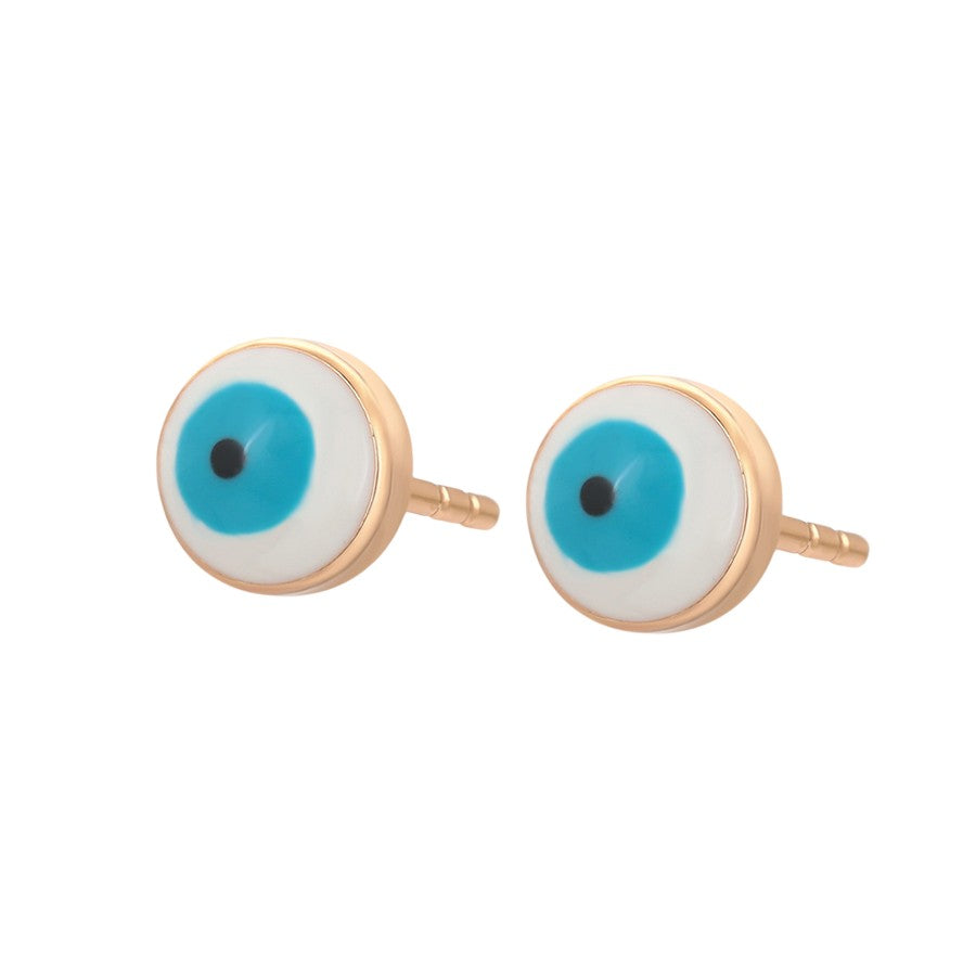 Jordis - ESJ Boucle d'oreille tendance et épurée plaquée or 18K Emy - Stefan