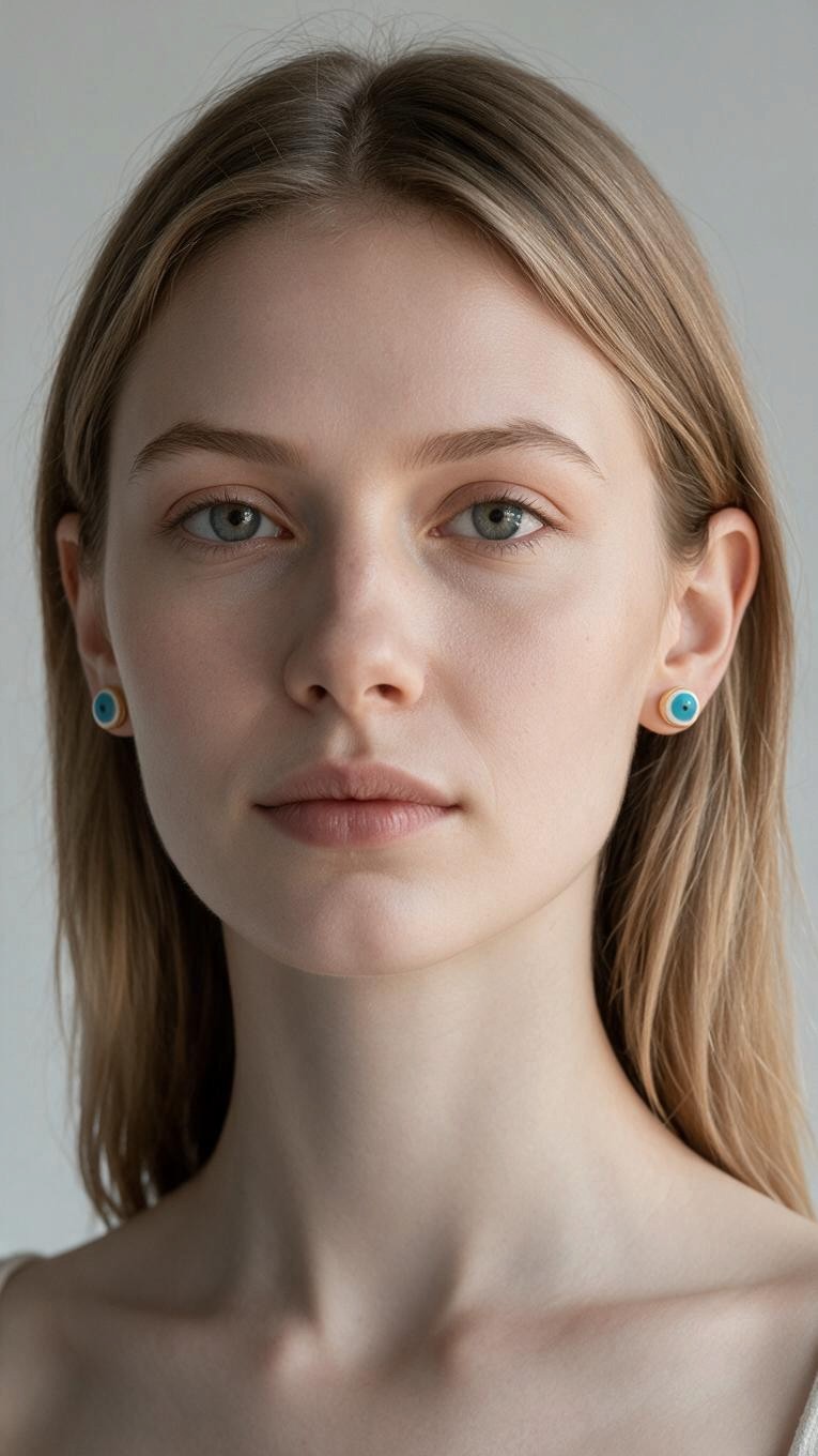 Jordis - ESJ Boucle d'oreille tendance et épurée plaquée or 18K Emy - Stefan
