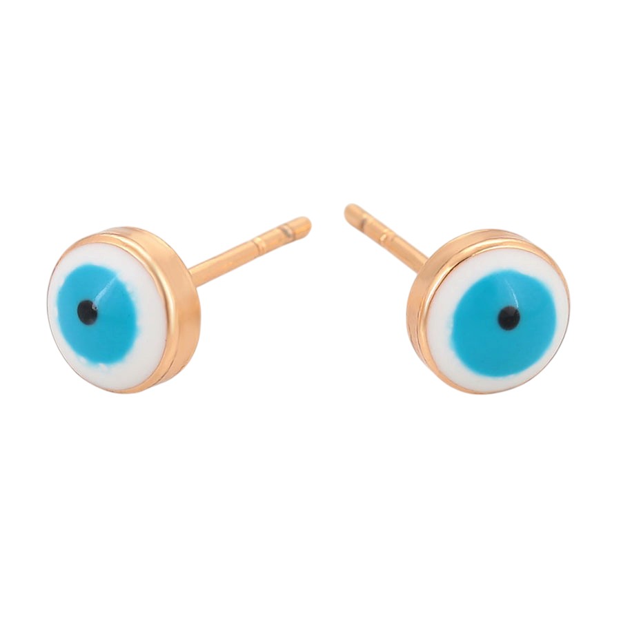 Jordis - ESJ Boucle d'oreille tendance et épurée plaquée or 18K Emy - Stefan