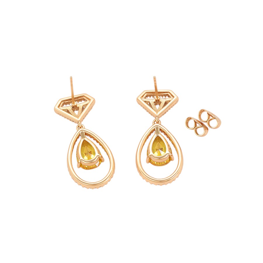 Sunniva -Boucle d'oreille plaquée or 18 carats Emy - Stefan
