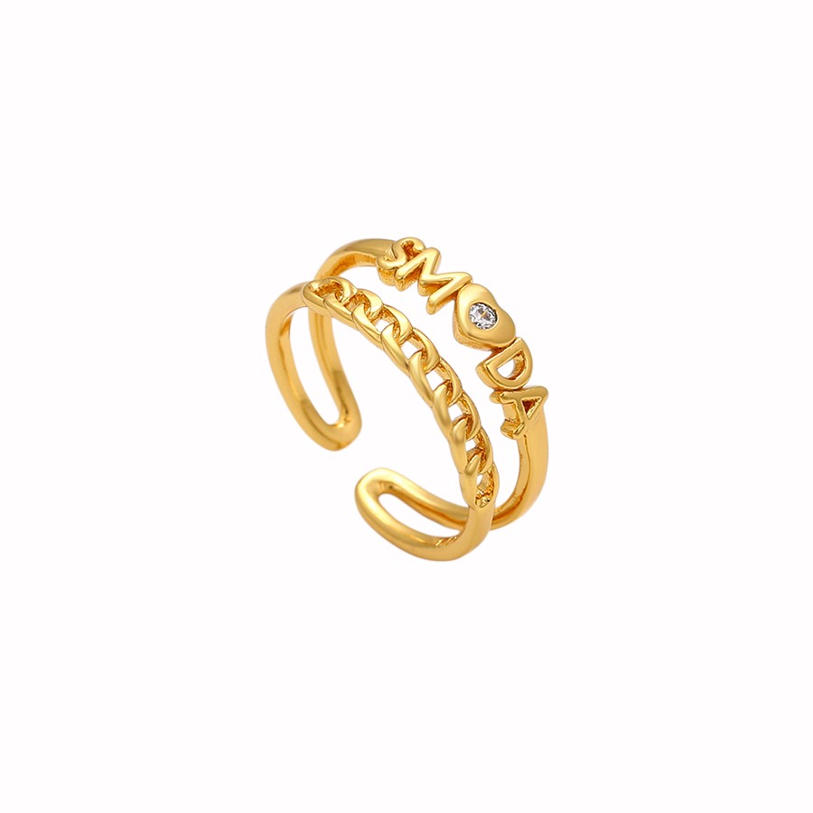 ESJ SMODA-Ring Plaquée Or 24K ES-Jewelry