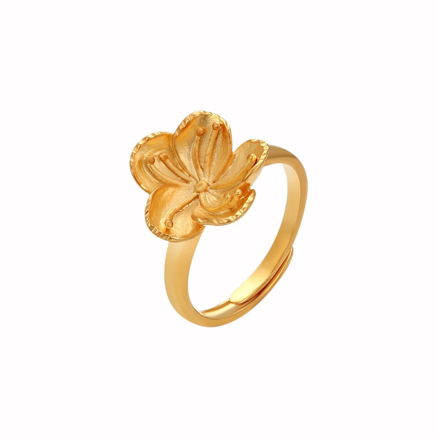 ESJ Bague LIRIS-Ring Plaquée Or 24K ES-Jewelry