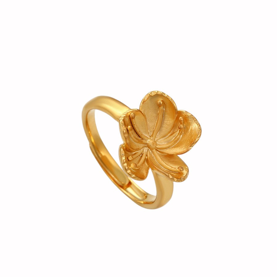 ESJ Bague LIRIS-Ring Plaquée Or 24K ES-Jewelry