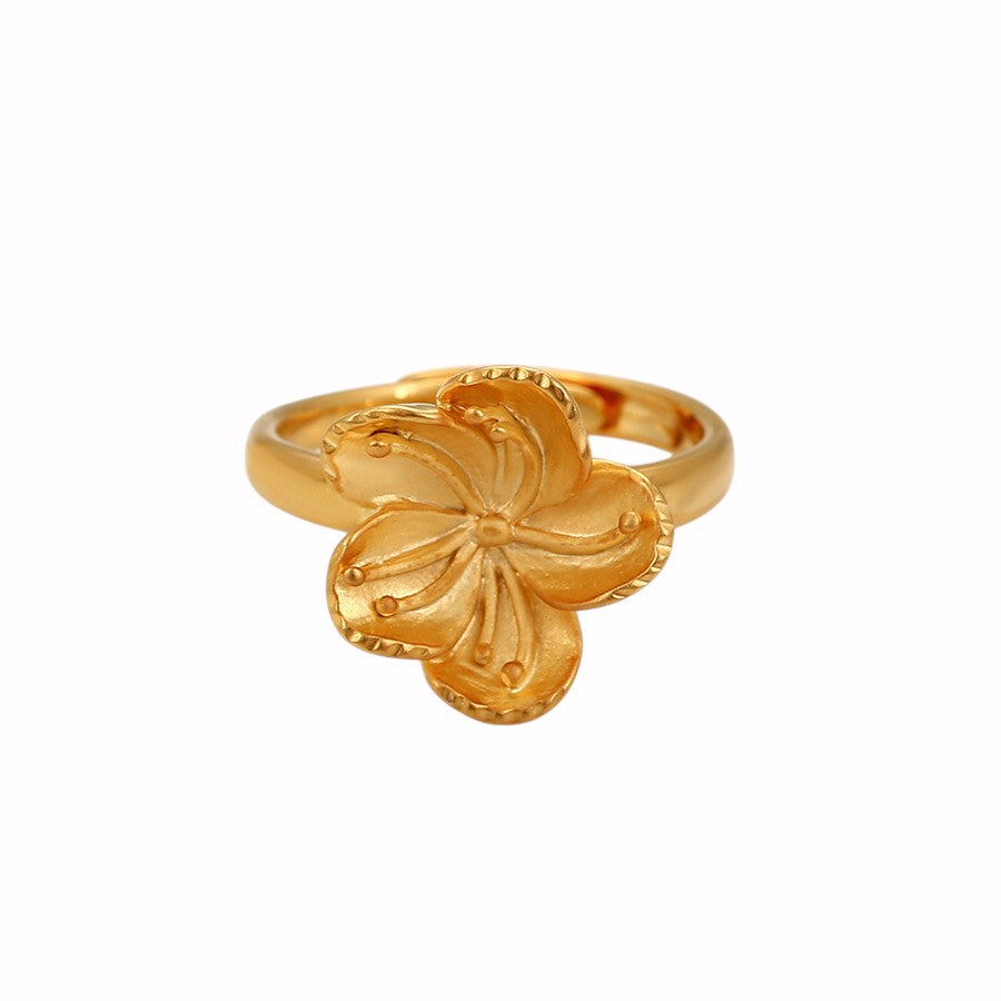 ESJ Bague LIRIS-Ring Plaquée Or 24K ES-Jewelry