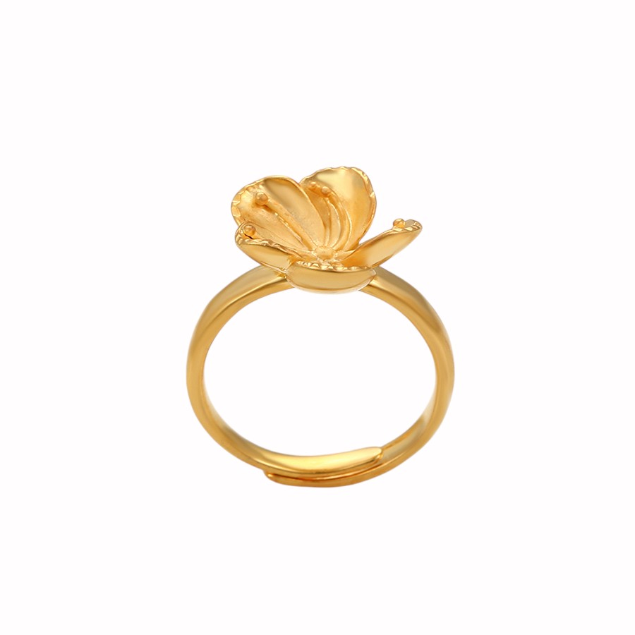 ESJ Bague LIRIS-Ring Plaquée Or 24K ES-Jewelry