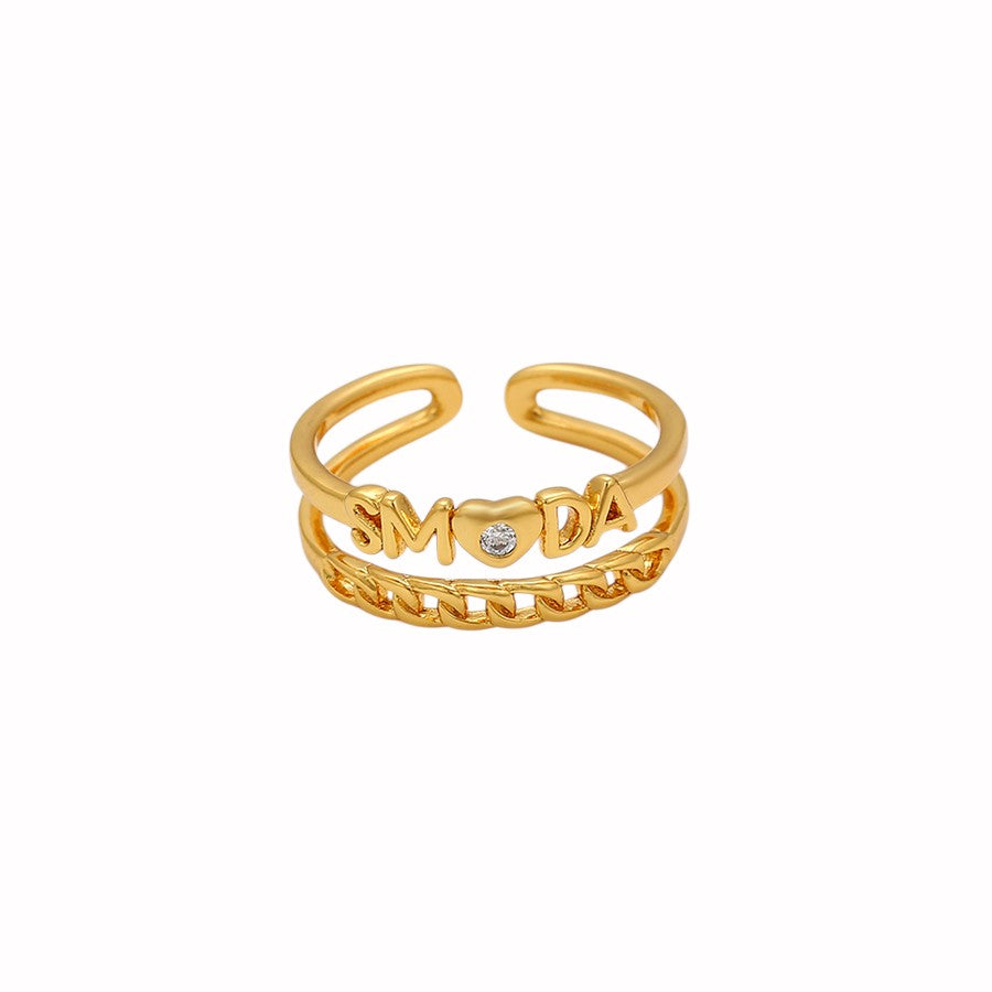 ESJ SMODA-Ring Plaquée Or 24K ES-Jewelry