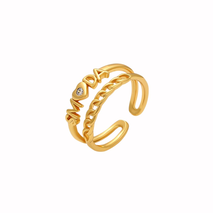 ESJ SMODA-Ring Plaquée Or 24K ES-Jewelry