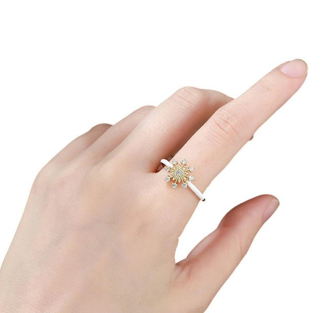 EIRA Ring Plaquée Or 14K ES-Jewelry