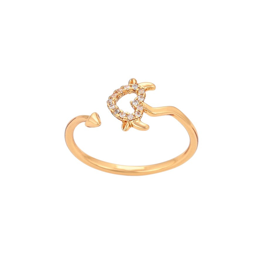 EMBLA Ring Plaquée Or 18K ES-Jewelry