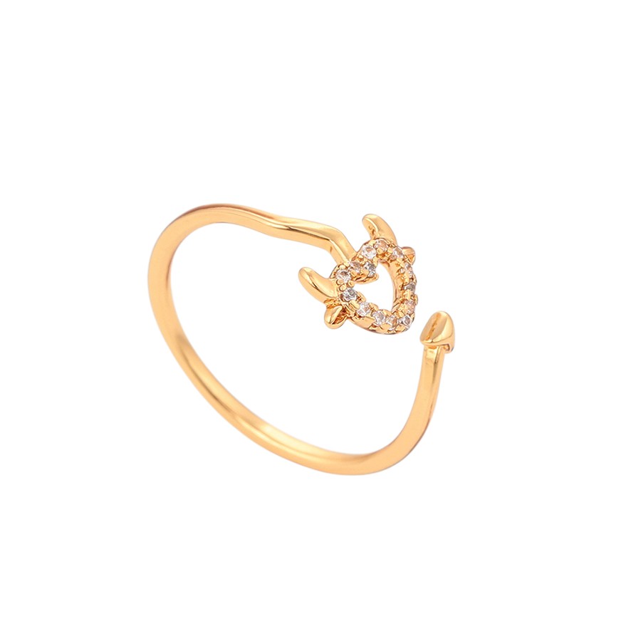 EMBLA Ring Plaquée Or 18K ES-Jewelry