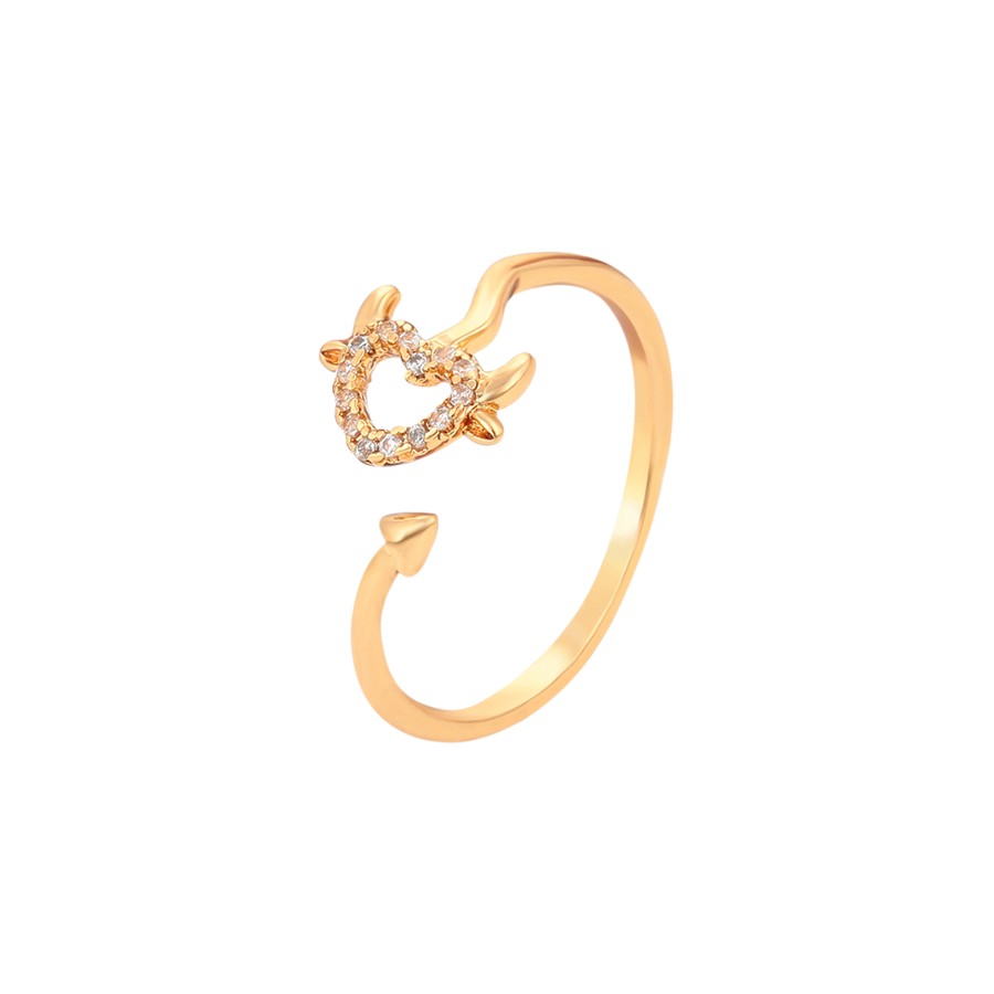 EMBLA Ring Plaquée Or 18K ES-Jewelry