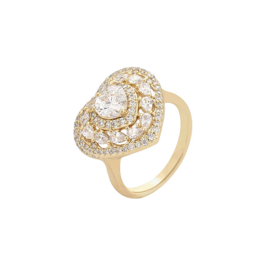 ESJ - SELMA Ring Plaquée Or 14K ES-Jewelry