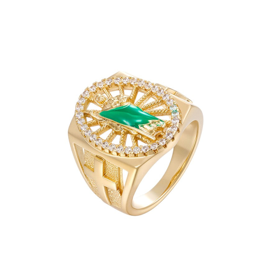 AGNETA Ring Plaquée Or 14K ES-Jewelry