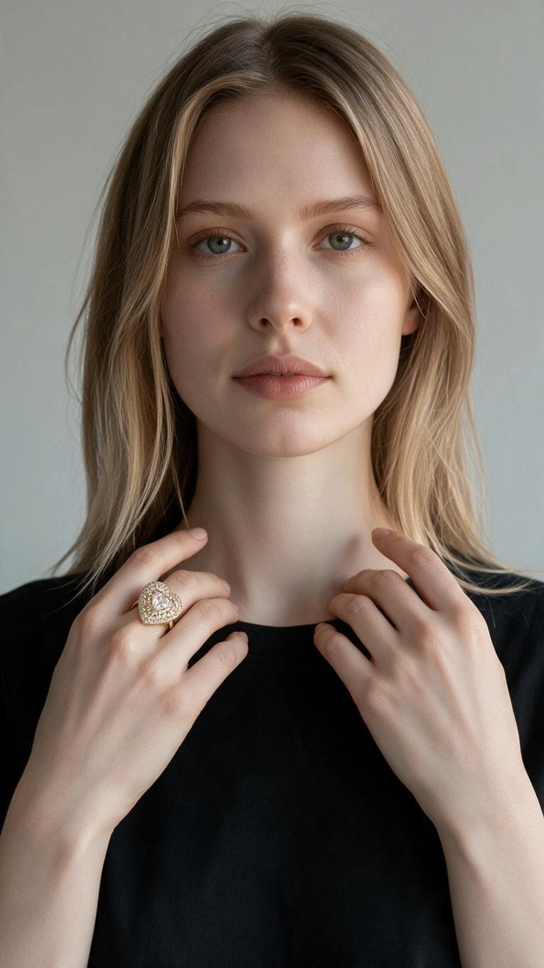 ESJ - SELMA Ring Plaquée Or 14K ES-Jewelry
