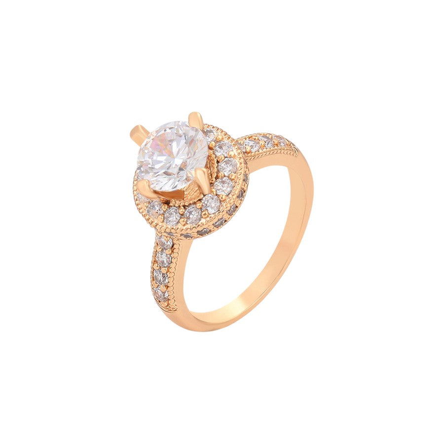ESJ - HANNE Ring plaqué Or Rose 18K / Rose Gold Plated Ring Emy - Stefan