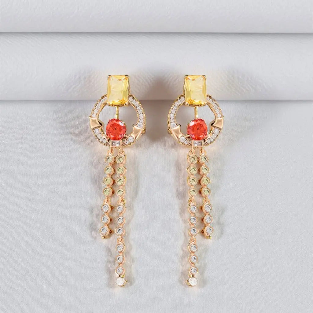 ELVIRA Earrings Plaquée Or 18K - ES-Jewelry