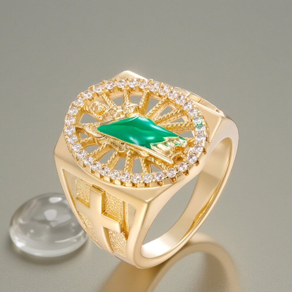 AGNETA Ring Plaquée Or 14K - ES-Jewelry