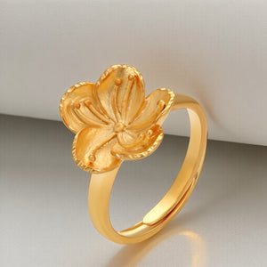 LIRIS Ring Plaquée Or 24K
