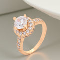 HANNE Ring  Plaquée Or Rose 18K - ES-Jewelry