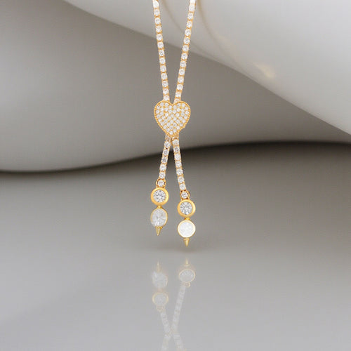 LOVISA Collier Plaquée Or 24K